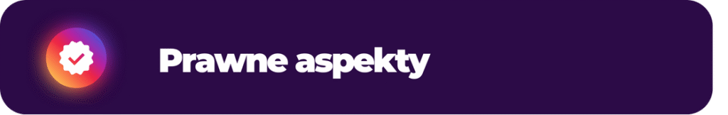 Fioletowy baner sekcji „Prawne aspekty” w artykule o user generated content na blogu agencji dais.