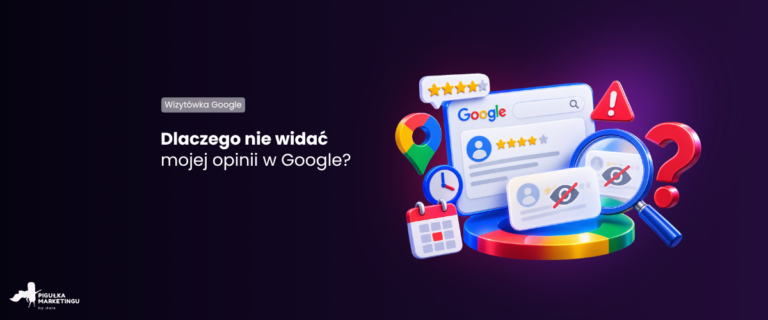 Dlaczego nie widać mojej opinii w Google – karty opinii z przekreślonym okiem i lupą