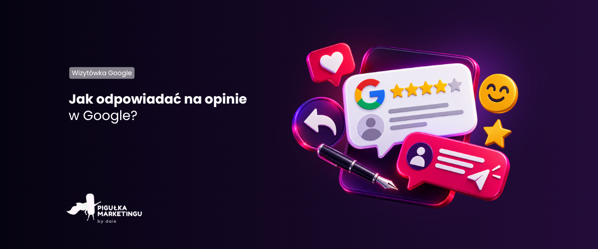 Jak odpowiadać na opinie w Google – karta oceny i dymek odpowiedzi