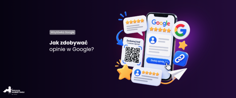 Jak zdobywać opinie w Google – telefon z przyciskiem „Dodaj opinię”, kod QR i oceny klientów
